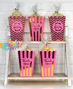 set-hong-gold-ep-kim hộp đựng bắp rang bơ shopphukiensinhnhat.com