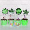 Xanh là Silver Ép tem cắm bánh cupcake shopphukiensinhnhat.com