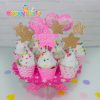 Hồng Gold Ép Kim Tuyến shopphukiensinhnhat.com Tem cắm bánh cupcake
