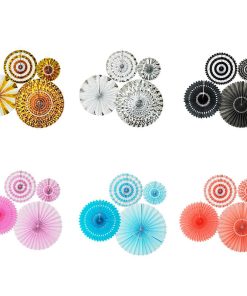 quạt giấy decor