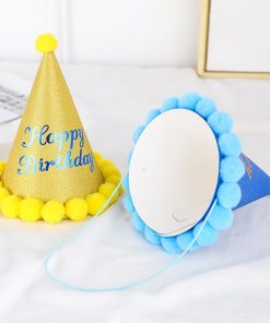 NÓN SINH NHẬT KIM TUYẾN LẤP LÁNH BÔNG BI