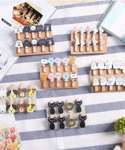 KẸP GỖ TRANG TRÍ SET 10 CÁI