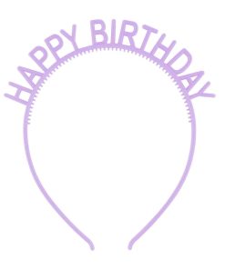 CÀI TÓC BẰNG NHỰA CHỮ HAPPY BIRTHDAY