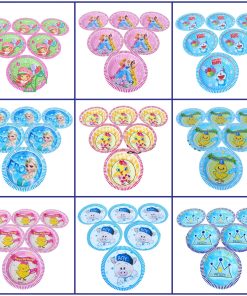 ĐĨA GIẤY CHỦ ĐỀ TRANG TRÍ SINH NHẬT CHO BÉ