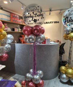 BÓNG JUMBO HAPPY BIRTHDAY TRONG SUỐT