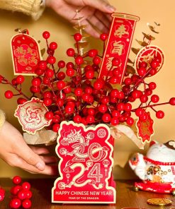 CÀNH ĐÀO ĐÔNG – LÁ GIẢ TRANG TRÍ TẾT