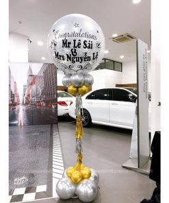 BÓNG JUMBO HAPPY BIRTHDAY TRONG SUỐT